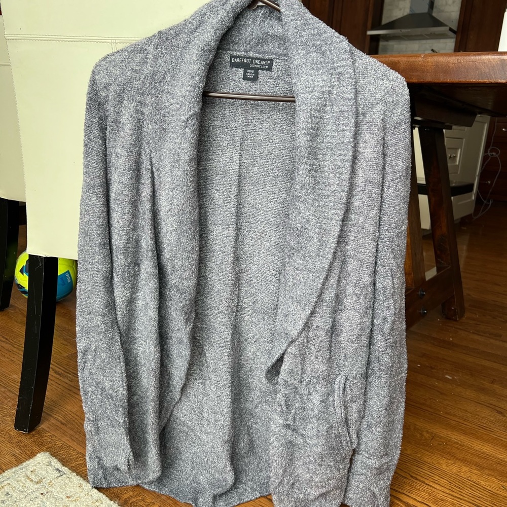 Barefoot Dreams Cozychic Lite cardigan, XS/S